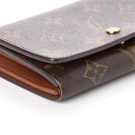 louis vuitton monogram porte-monnaie tresor wallet|Louis Vuitton coffret tresor.